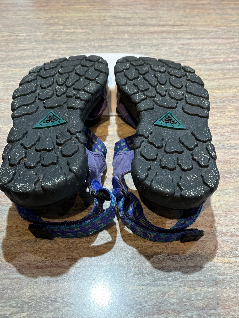 TEVA Strappy Purple Suede Sandals 10 - Picture 6 of 12